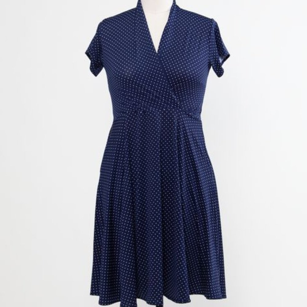 Karina Dresses Joan XS Navy Dot